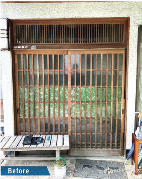 【施工事例】 玄関ドア改修工事